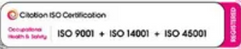 ISO 9001, 14001 and 45001 Certified