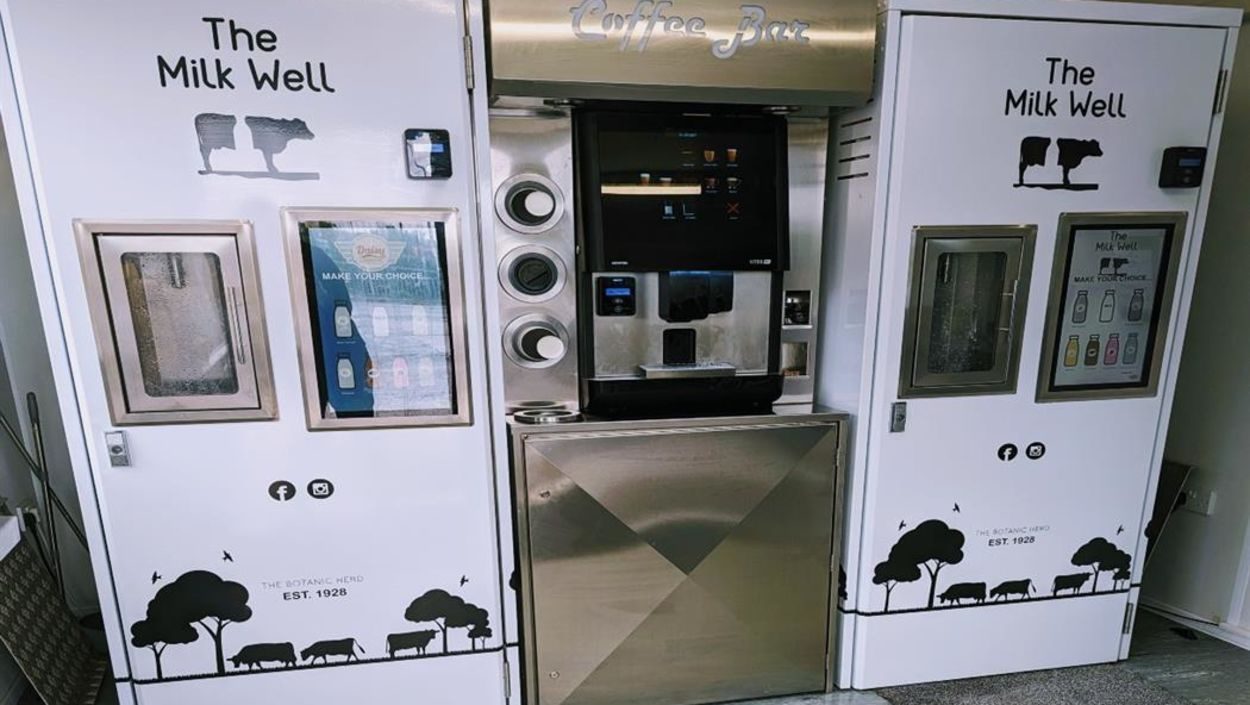 The Milk Well on-site milk vending machines